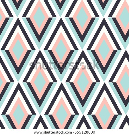 geometry zig zag vector pattern. ethnic seamless ornament. Abstract background - colorful lines. Vector illustration.