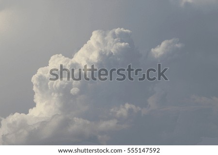 Cloud formation.