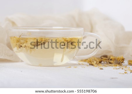 herbal tea. calendula