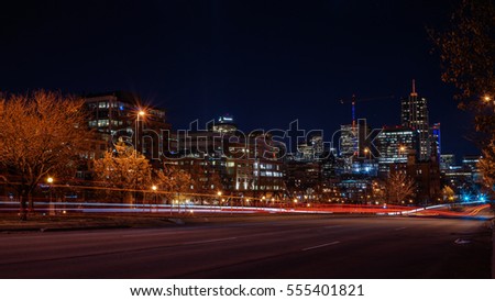 Denver City at Night