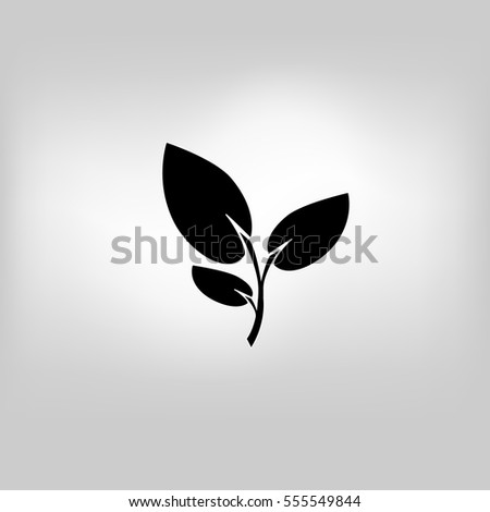vector icon leaf symbol