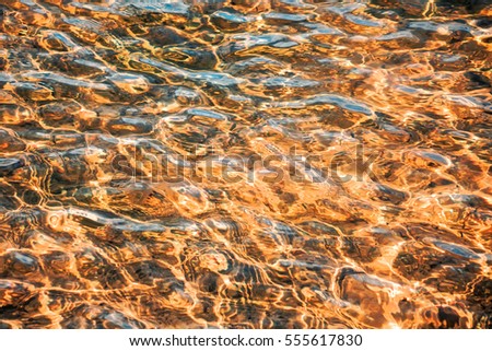 water texture abstract background shallow river
