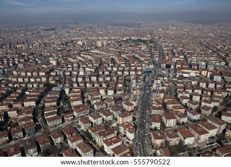 Istanbul panorama from air