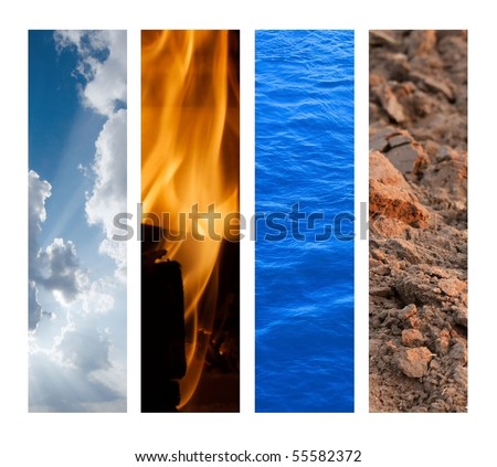 The Four Elements Royalty-Free Stock Photo #55582372