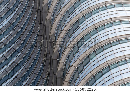 Modern office building complex, urban photography and architecture background