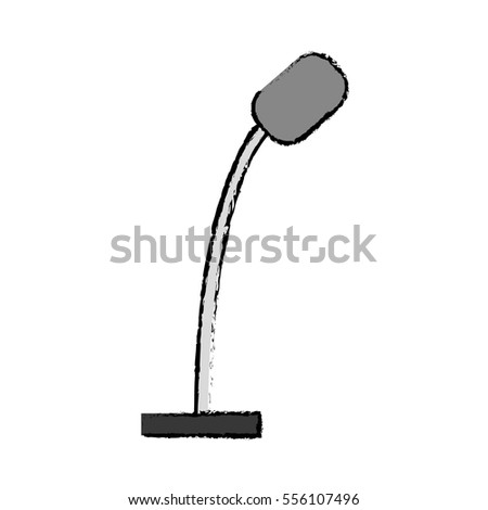 Microphone professional equipment icon vector illustration graphic design