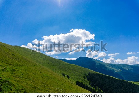 Amazing carpathian mountains,Romania