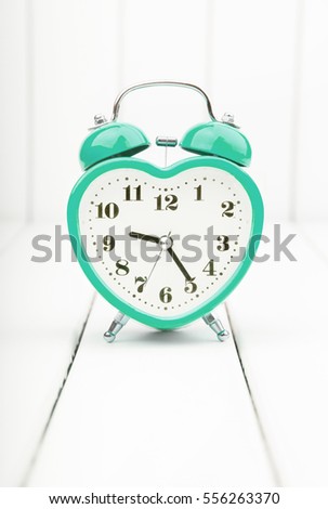 alarm clock on a white background