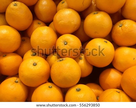 top view  of many orange background .