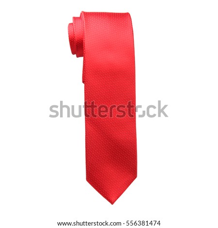 a red neck tie Royalty-Free Stock Photo #556381474