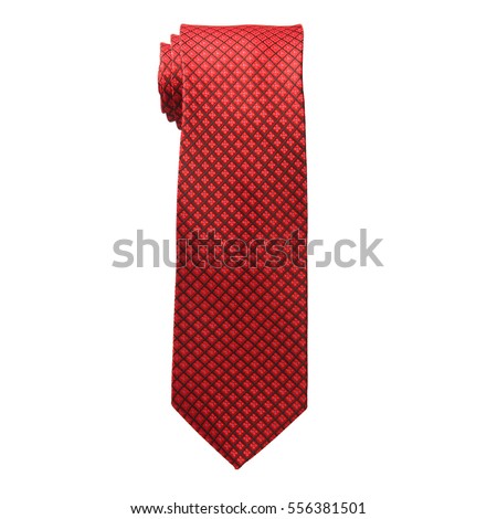 a red neck tie Royalty-Free Stock Photo #556381501