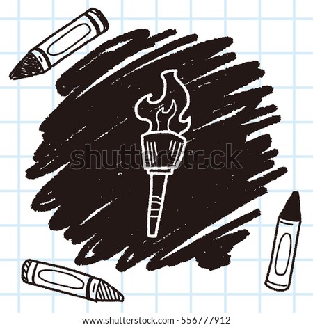 torch doodle