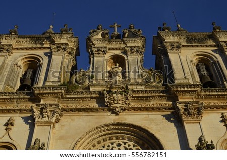 Front wall monastery Alcobaca