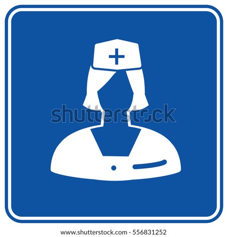 Nurse icon design,clean vector