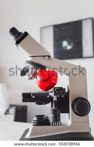 Blur microscope.