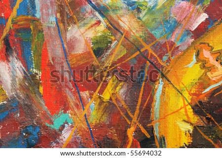 texture, background painting with paints Royalty-Free Stock Photo #55694032