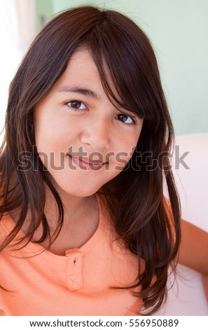 Portrait Of Hispanic Girl
