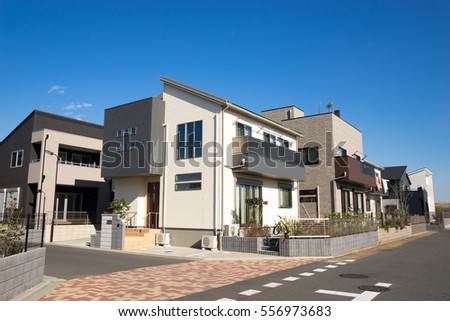 New houses Royalty-Free Stock Photo #556973683