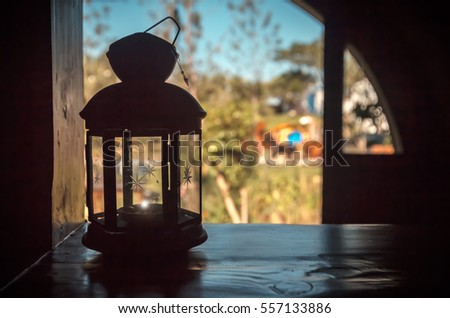 Lantern in the window