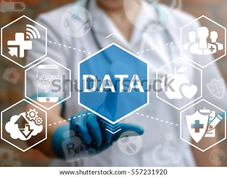 Medicine big data smart mobile computer health care integration iot concept. Medical information database cloud server healthy web technology