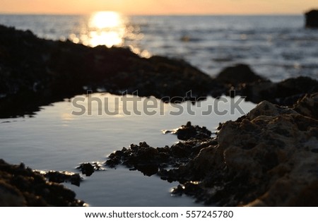 Sunset at Mediterranean 