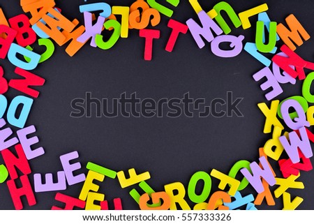 Colorful Alphabet letters