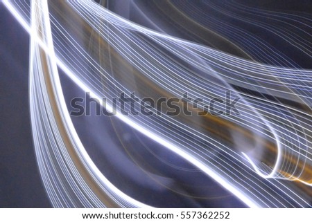 Abstract neon waves 