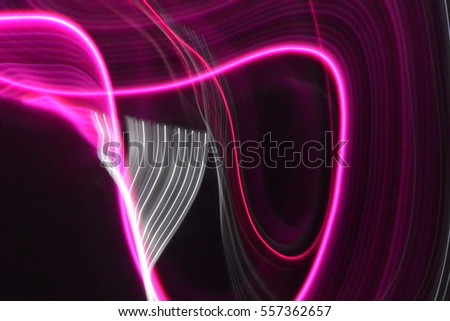 Abstract neon waves 