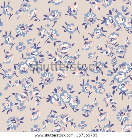 ditsy pretty pastel floral print ~ seamless background