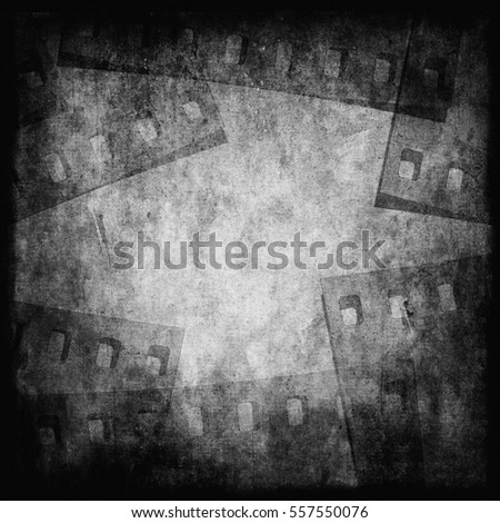 monochrome grunge film background with spase for text