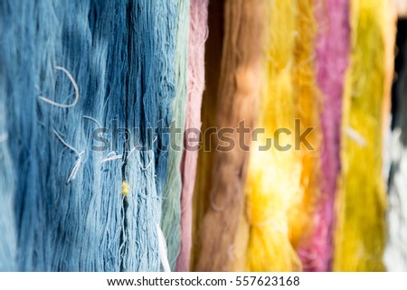 Natural cotton close up background