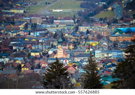View of Schladming in Austria