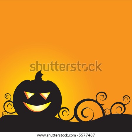 A Glowing Background for Halloween - perfect for a card or invitation!