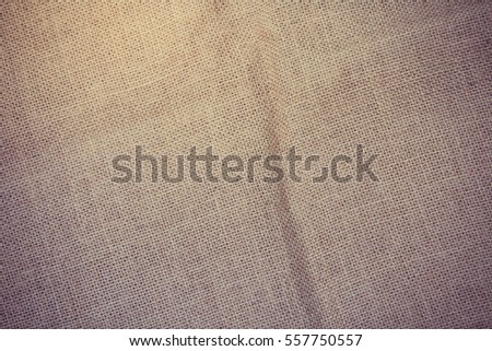 Sackcloth woven texture pattern background light cream yellow beige earth color tone: Eco friendly raw organic flax sack cloth fabric textile backdrop: Bag rope thread detailed textured burlap canvas.