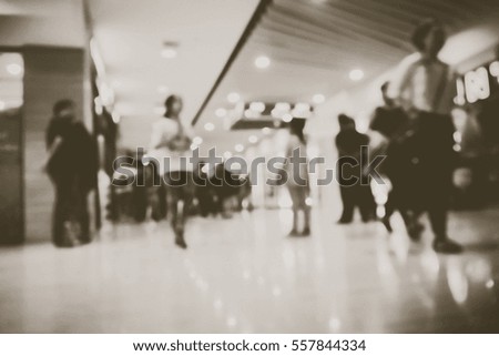 Picture blurred  for background abstract and can be illustration to article of shopping mall