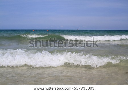 Beautiful Waves On The Beach