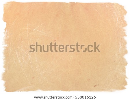 brown empty old vintage paper background. Paper texture Royalty-Free Stock Photo #558016126