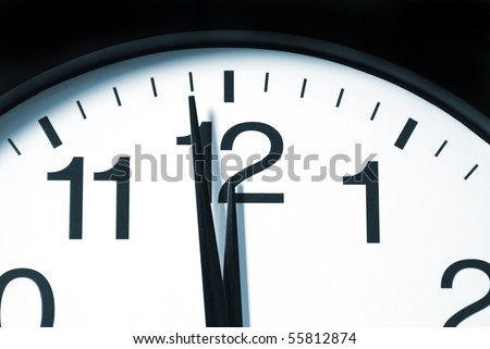 One Minute to 12 Royalty-Free Stock Photo #55812874