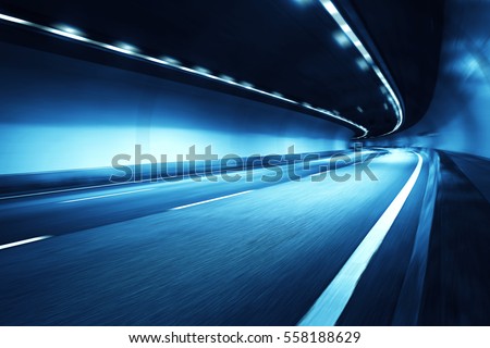 Motion blur tunnel