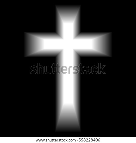 Abstract cross. Abstract background. gradient. Royalty-Free Stock Photo #558228406