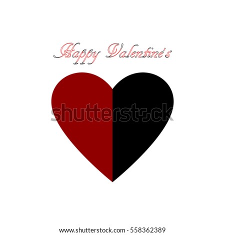Heart Icon Vector. Love symbol. Valentine's Day sign, emblem