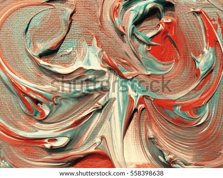 Abstract painted background, colorful canvas background