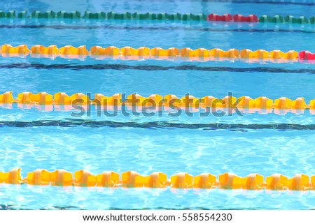 Outdoor swimming pool for race, NObody