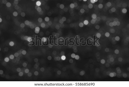 Silver and white glitter abstract bokeh background