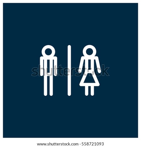 Man and woman vector icon