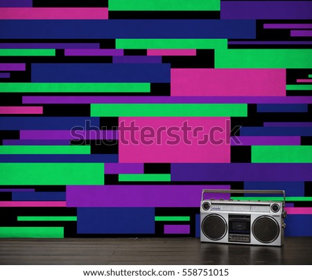 Abstract Colorful Drawing Illustration Concept