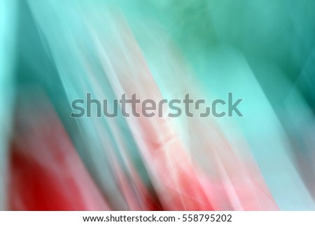 Color abstraction on a long exposure to blur effect