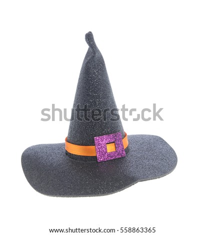 witch hat isolated in white background