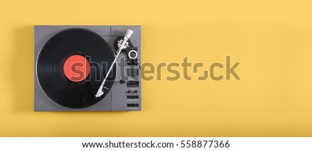 Record player Royalty-Free Stock Photo #558877366