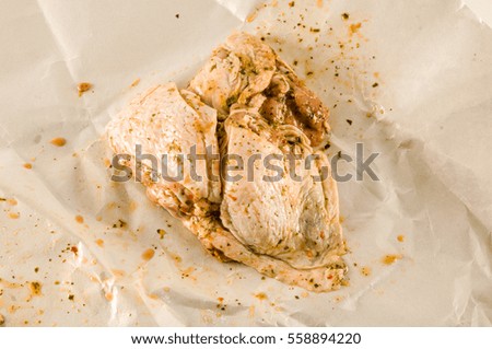 Photo picture of fresh Raw chicken meat Background